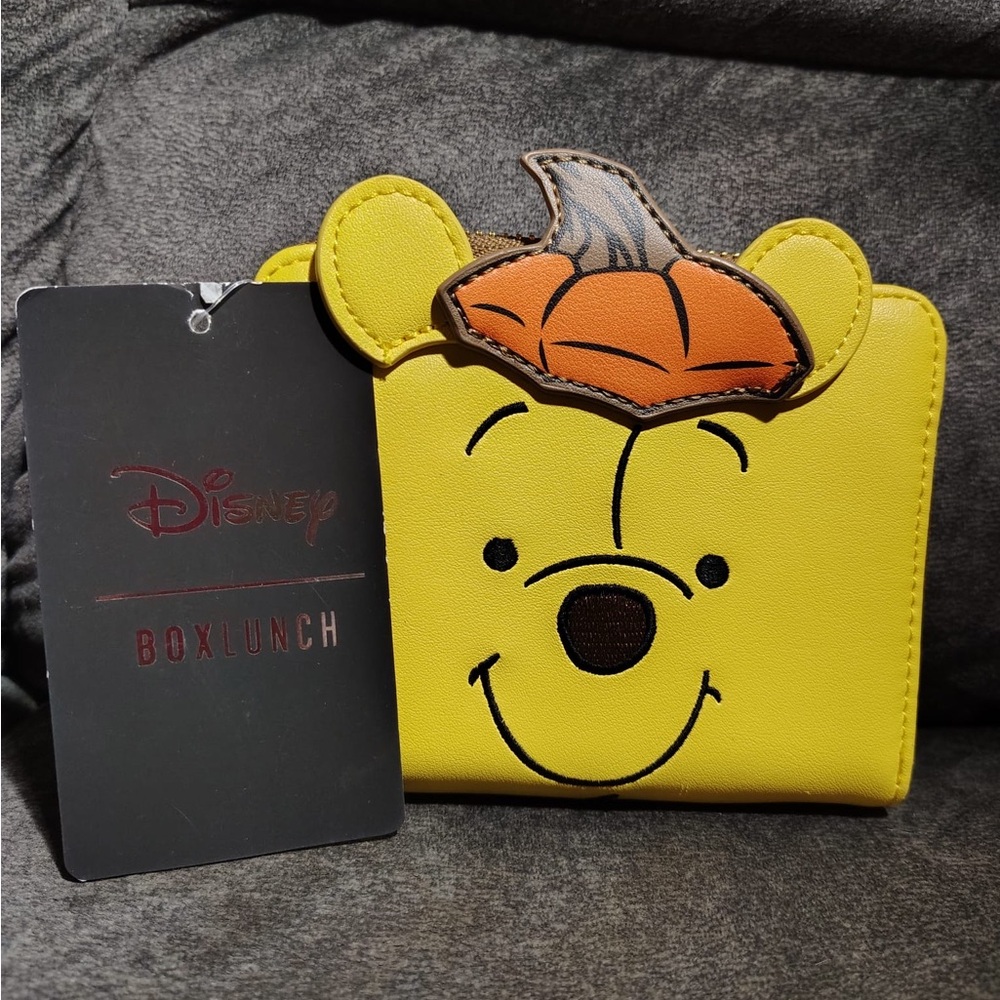 Disney Winnie the Pooh Pumpkin Yellow Wallet